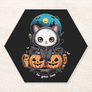 Porta-copo De Papel Boo para você também Gatos de Gato Bonito e Pump