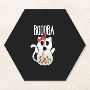 Porta-copo De Papel Boooba Kawaii Boba Tea Drink Cat Lover Halloween G