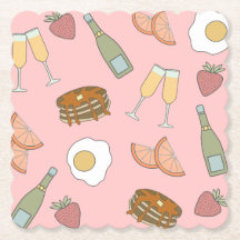 Brunch & Bubbly Protetores de Copos de Papel