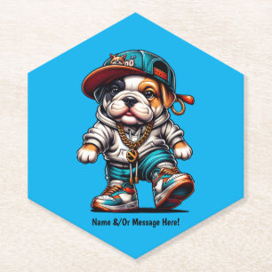 Porta-copo De Papel Bule de Criança Personalizado com Cachorrinho Bull