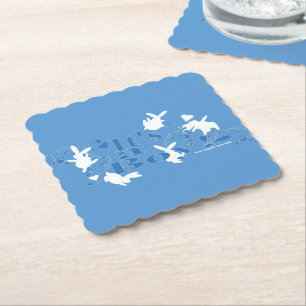 Porta-copo De Papel Bunnies Dançantes É um Rapaz! Chá de fraldas azul
