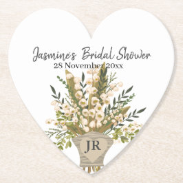 Porta-copo De Papel Buquê De Lírio Do Vale Chá De Noiva 