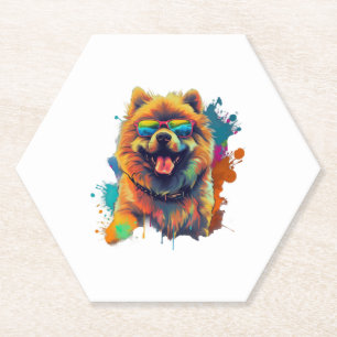 Porta-copo De Papel Cachorro Chinês Cachorro Chow Raça para Chow Chow 