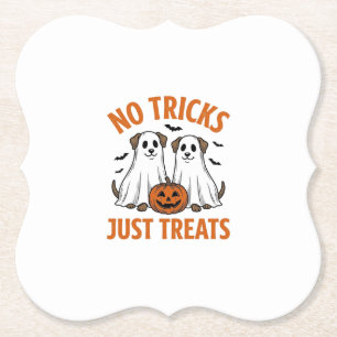 Porta-copo De Papel Cachorro Fantasma Engraçado Halloween Sem Pegadinh