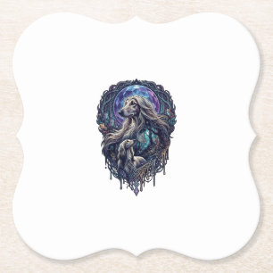 Porta-copo De Papel Cachorro Floresta Encantada Lua Cristal_1