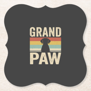 Porta-copo De Papel Cachorro Retro Vintage Grand Paw