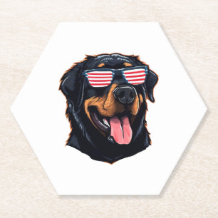Porta-copo De Papel Cachorro Rottweiler