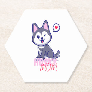 Porta-copo De Papel Cachorro-rouco Mãe Cute Kawaii Puppy
