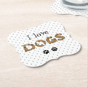 Porta-copo De Papel CÃES Ortografados em Cartas de Cachorro Engraçadas