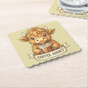 Porta-copo De Papel Café Café Engraçado - Terras Altas