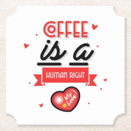 Porta-copo De Papel Café É Meu Namorados