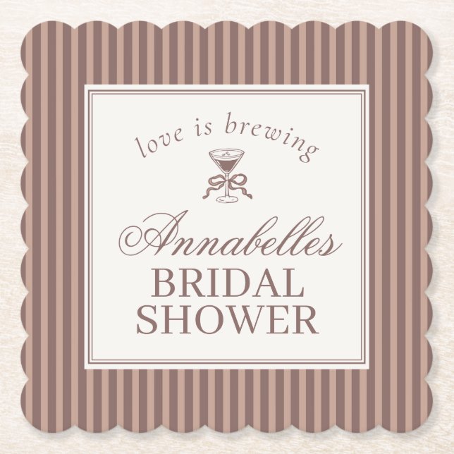 Porta-copo De Papel Café Espresso Martini Amor Cervejaria Café Chá de  (Frente)