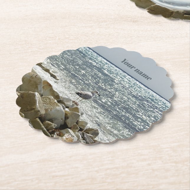 Porta-copo De Papel Caivota e mar (Angular)