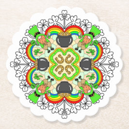 Porta-copo De Papel Camarões, Dia de São Patrício de duende