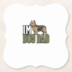 Porta-copo De Papel Camisa com Desenho de Gravação de Terrier Vintage