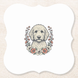 Porta-copo De Papel Camisa com desenho de retrato de cachorro encaraco
