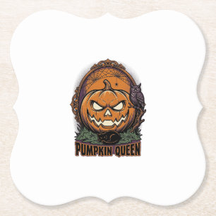 Porta-copo De Papel Camisa da Rainha da Abóbora Halloween Vintage Jack
