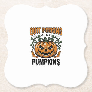 Porta-copo De Papel Camisa de Abóbora de Halloween Gravura Vintage Pia