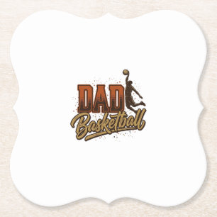 Porta-copo De Papel Camisa de Basquete do Papai com Desenho de Gravaçã