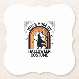Porta-copo De Papel Camisa de Bruxa de Halloween Roupa Divertida Grava