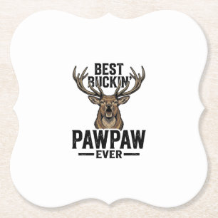 Porta-copo De Papel Camisa de Caça ao Veado Vintage Best Buckin Pawpaw