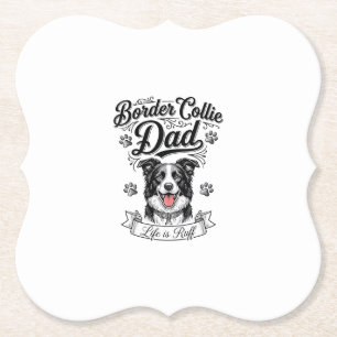 Porta-copo De Papel Camisa de cachorro com gravação vintage de pai Bor