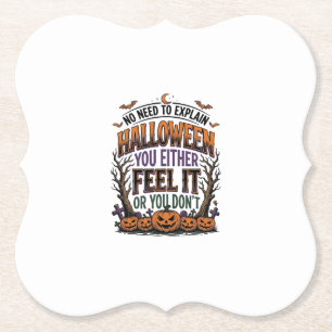 Porta-copo De Papel Camisa de Citação de Halloween Abóbora Batata Anti