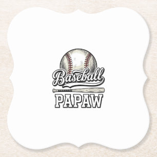 Porta-copo De Papel Camisa de desenho de gravura vintage de beisebol P