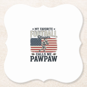 Porta-copo De Papel Camisa de Futebol Pawpaw Vintage Bandeira American