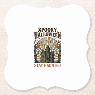 Porta-copo De Papel Camisa de Halloween de Casa Assombrada com Fantasm