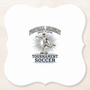 Porta-copo De Papel Camisa de Jogador de Torneio da Academia de Futebo