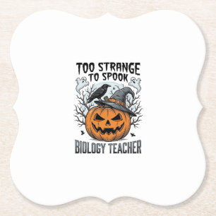 Porta-copo De Papel Camisa de professora de biologia de Halloween Corv