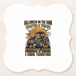 Porta-copo De Papel Camisa de Trator de Halloween Camisa de Bruxa Dive