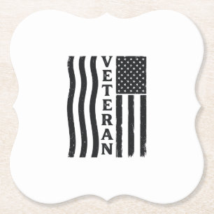 Porta-copo De Papel Camisa de Vetor Vintage da Bandeira Americana_