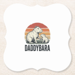 Porta-copo De Papel Camisa do Capivara do Daddybara Design do Pôr do S