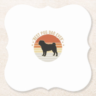 Porta-copo De Papel Camisa do Melhor Pai Pug de Sempre Design de Camis