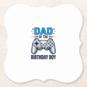 Porta-copo De Papel Camisa do Papai do Menino Aniversariante Gamer Des