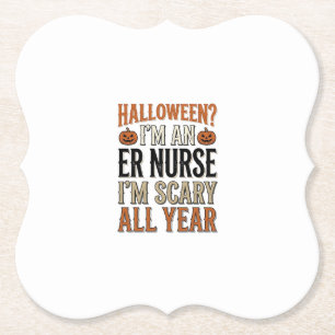 Porta-copo De Papel Camisa engraçada de enfermeira de PS Halloween ass