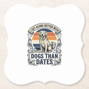 Porta-copo De Papel Camisa engraçada para amante de cães Citação de gr