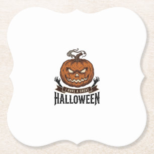 Porta-copo De Papel Camisa Gótica de Abóbora de Halloween Vintage Desi