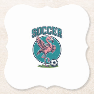 Porta-copo De Papel Camisa Gráfica do Jogador de Futebol Flamingo Vint