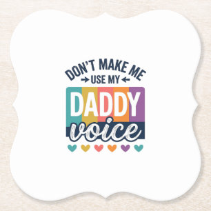 Porta-copo De Papel Camisa Orgulho Vintage Daddy Voice Design_1