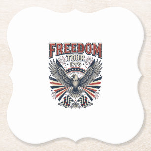 Porta-copo De Papel Camisa Patriótica Águia Vintage Tour da Liberdade