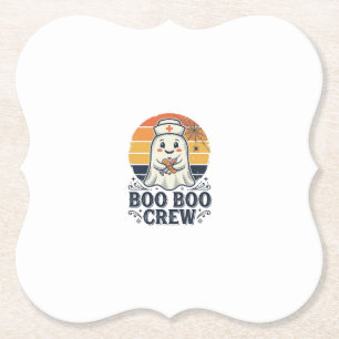 Porta-copo De Papel Camiseta Desi do Fantasma Enfermeira Bonito Boo Bo