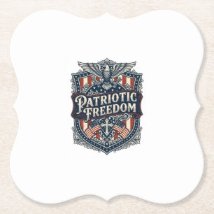 Porta-copo De Papel Camiseta Gráfica Vetorial Patriótica Fé Família Li