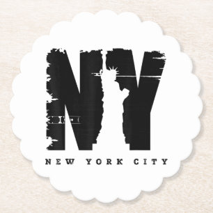 Porta-copo De Papel Camisetas legal do Estilo Vintage Nova Iorque, Nov