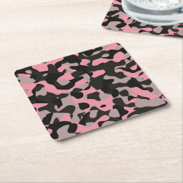 Porta-copo De Papel Camo rosa