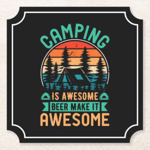 Porta-copo De Papel Camping é Incrível Cerveja Torna-o Incrível