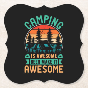 Porta-copo De Papel Camping é Incrível Cerveja Torna-o Incrível