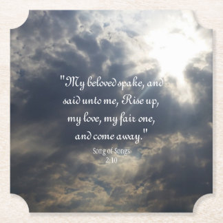 Porta-copo De Papel Canção das Canções 2:10 Porta copos de Papel